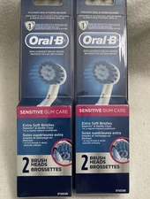 Oral-B Sensitive Gum Care Electric Toothbrush Replacement Head - 4 Brush Heads