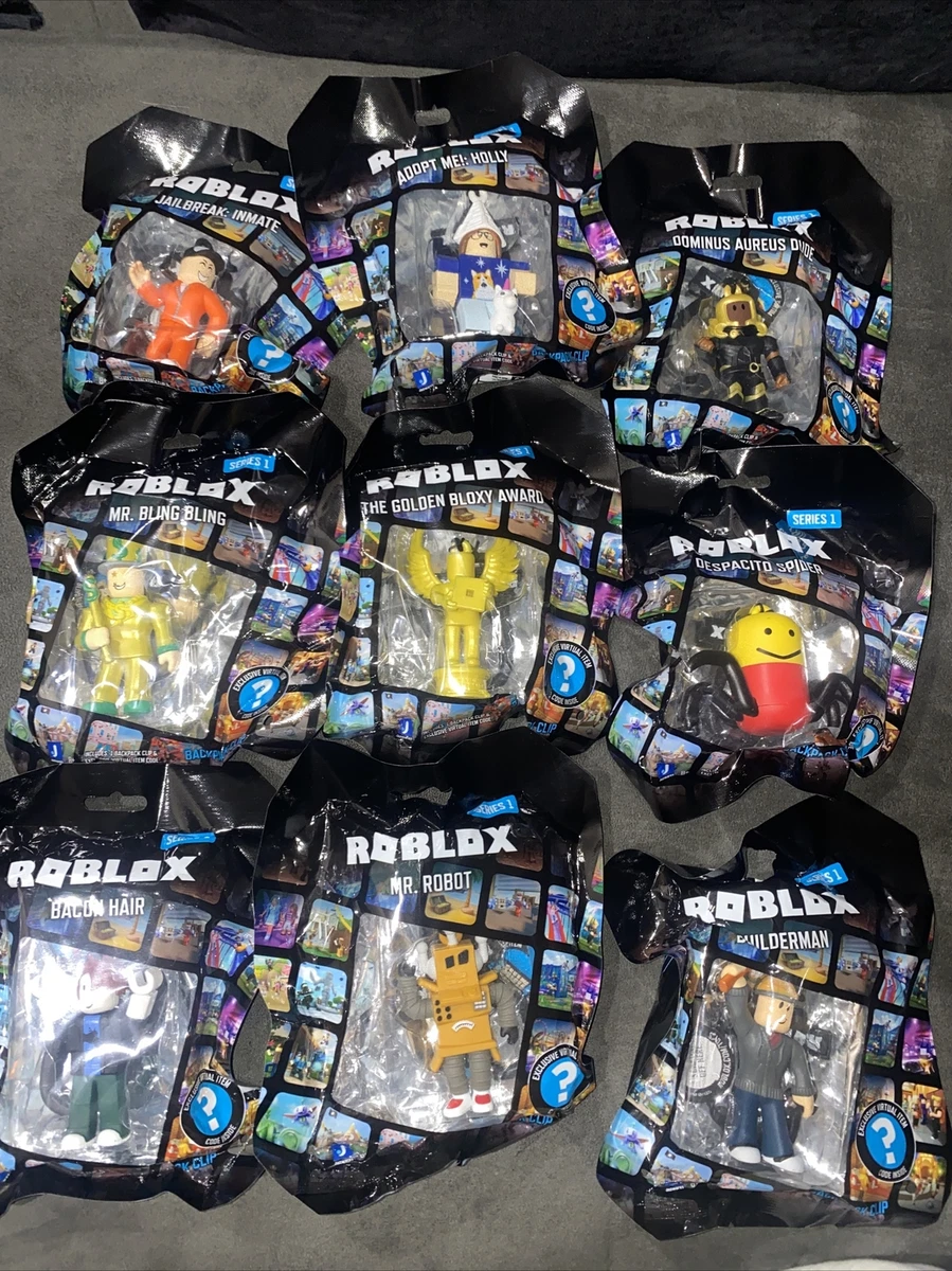 ROBLOX Figure Series 1 Backpack Clip Builderman W/Code Inside BRAND NEW  UNOPENED