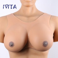 IVITA K Cup Full Silicone Gel Filled Breast Forms Transgender Boobs 13XL