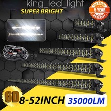14 22 32 42 52Zoll LED Lightbar Lichtbalken A...