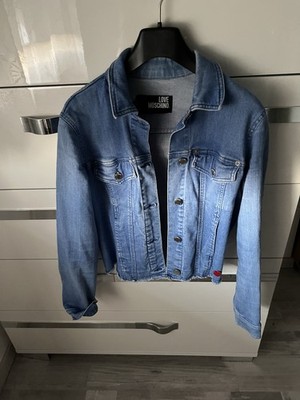 Love Moschino Kurze JEANSJACKE Größe 36