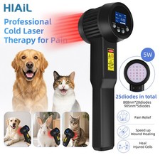 5W Handheld Laser Therapy Device for Sciatica Lumbar Pain Knee Arthritis Dog Cat