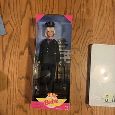 Pilot Barbie Doll #24017 VINTAGE SEALED 1999 Black Airline Airport Outfit