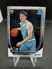 2025-26 Bowman Chrome Kon Knueppel SPECKLE Refractor /299 | Rookie | Hornets 🔥