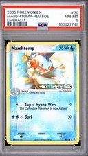 2005 POKEMON EX EMERALD #36 MARSHTOMP-REV.FOIL EMERALD PSA 8  on eBay