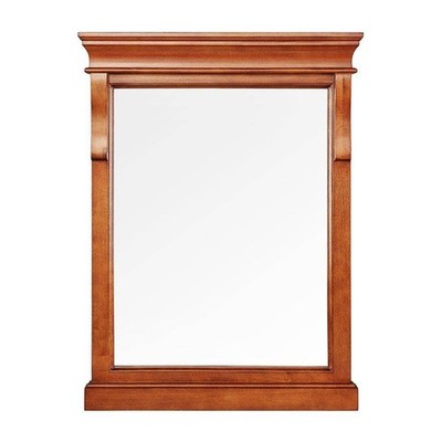 Home Decorators 23.5 in. W x 31.88 in. H Wood Framed Wall Mirror w/ Cinnamon