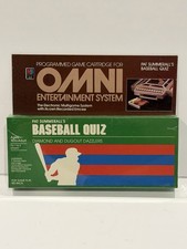 Omni Entertainment System Pat Summerall’s Baseball Quiz 1980 Game NEW
