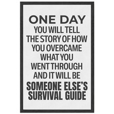 Motivational Quotes Wall Art Framed Poster 11x17 Office Gym Decor Gift