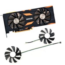 Graphics Card Fan Cooling Fan For INNO3D RTX2080ti 2080 2070SUPER TWIN X2