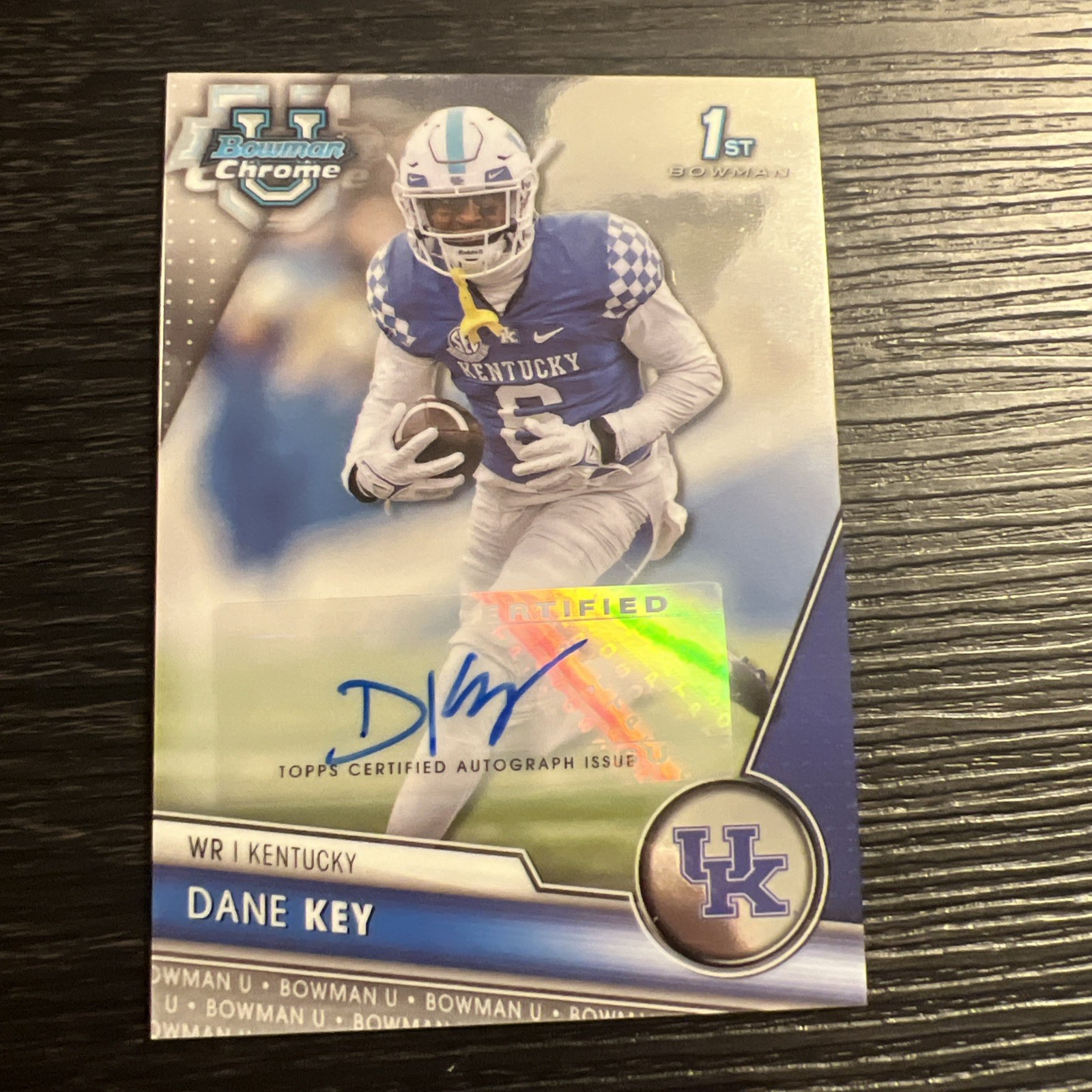 2023 Bowman University Chrome Prospect Auto #80 Dane Key