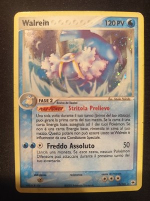 Pokemon Karte NISHIDA PSA WALREIN 15/101 RARE HOLO SET EX HIDDEN LEGENDS ITA 