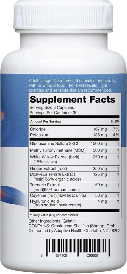 Instaflex Joint Support Supplement - 2 Pack (90 Capsules Each) - Free Shipping - Image 3 of 4