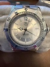 TAG Heuer 2000 WK2116-1 200M Silver Dial Automatic Mens Watch NEAR MINT w/ Box