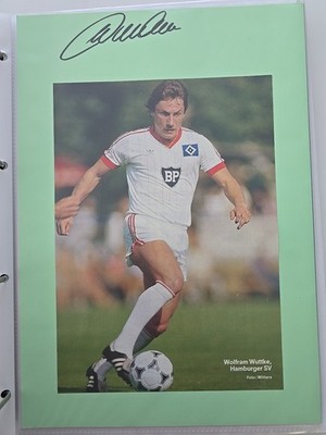 WOLFRAM WUTTKE XXL Autograph Autographed Original A4