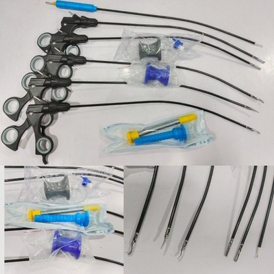 7PCS SILS Port Gynecology Laparoscopic Bariatric 10mmx330mm Surgical Instruments
