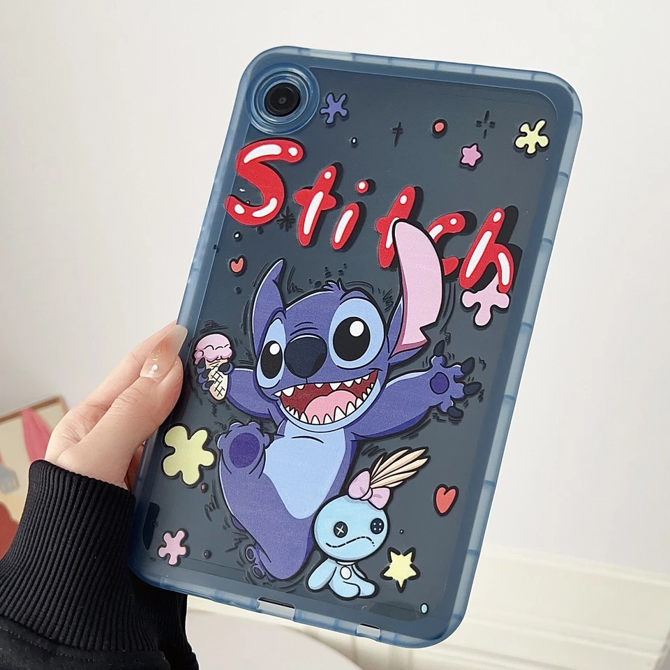 Transparent Shockproof Lilo Stitch Case For iPad 7/8/9/10th Gen 10.2 10.9 Air 11 - Image 2 of 4