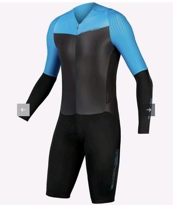 ENDURA DRAG 2 ZERO SST D2Z ENCAPSULATOR TT TIME TRIAL CYCLING SKINSUIT ~ Medium