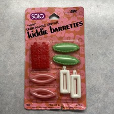 SOLO 1975 Kiddie Barrettes Grip Tite Pkg Of 8 3704