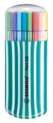 20 PCS Premium Felt Tip Pen 68 Zebrui Assorted Colors Set Art Supplies