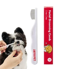 Facial Grooming Comb - Dog Eye Combs, Stress-free Tear Stain Remover for Dogs...