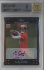 2007 Topps Chrome Rookie Auto Chris Leak #TC174 BGS 9 MINT Auto RC 0q3