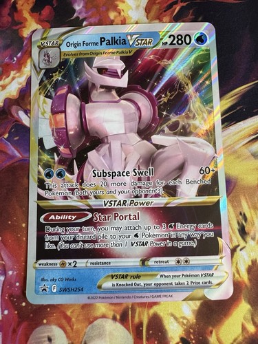 Origin Forme Palkia VSTAR SWSH254 Jumbo Cards Holo Oversize Pokemon TCG - Picture 1 of 3