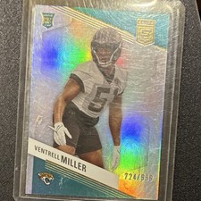 Ventrell Miller 2023 Panini Donruss Elite Rookies #194 /999 Jaguars Rookie