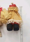 Vintage Lot Of 3 Wicker Christmas Ornaments  Two Different Santa And Horse — photo 6