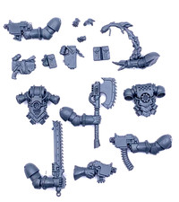 Warhammer 40K  Chaos Red Corsairs Raider Weapons Chainsword Chain axe bits spare