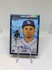 2023 Topps Chrome Platinum JONATHAN ARANDA RC AUTO - Toile Blue Refractor SP /99