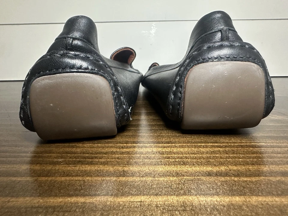 Mocassim de condução ROBERT ZUR de couro preto sapatos preppy masculino TAMANHO 11 - Imagem 3 de 4