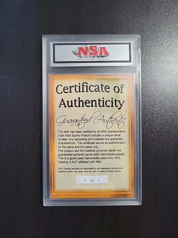 NSA Game Used Triple Jersey Lebron James/Dwyane Wade/Chris Bosh 1 of 1 - Image 2 of 3