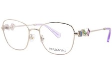 Swarovski SK1025 403M Eyeglasses Frame Women's Pale Gold Full Rim 52mm