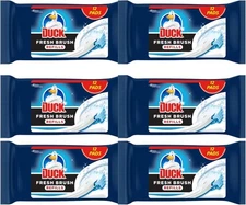 Toilet Duck Refills 12 Per Pack Cleaning Brush Fresh Pads Refill Toilet Cleaner
