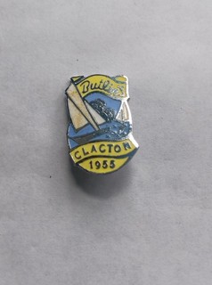 Original Vintage Butlins Clacton 1955 Badge