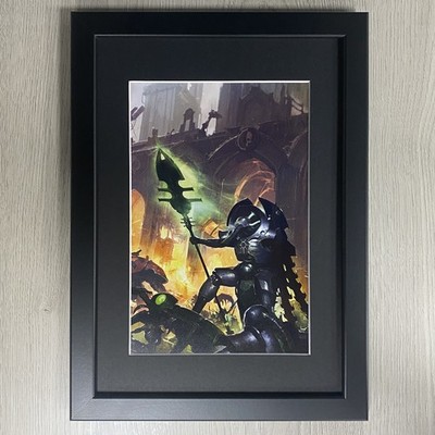 NECRONS CRYPTEK FRAMED ART ADEPTUS MECHANICUS FORGEBANE WARHAMMER 40,000 40K