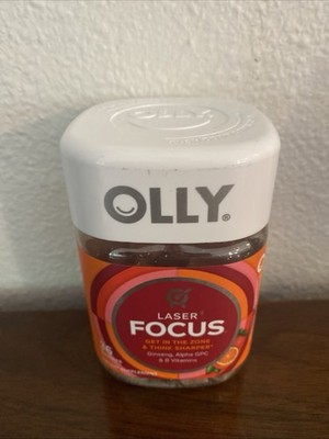 Olly Laser Focus Berry Tangy Tangerine Supplement - 36 Gummies (EXP 01/2026)