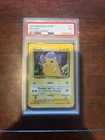 1999 POKEMON BASE SET UNLIMITED YELLOW CHEEKS #58 PIKACHU PSA 7