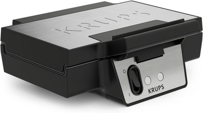 Krups FDK Iconic Waffeleisen, 850 W, Keramikbeschichtete Antihaft-Platten, Ikoni