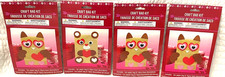 4 Paper Source Valentine's Day Owl & Bear Craft Bag Kits - BRAND NEW