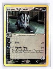 Team Aqua's Mightyena 15/95 Team Magma vs Team Aqua Reverse Holo on eBay