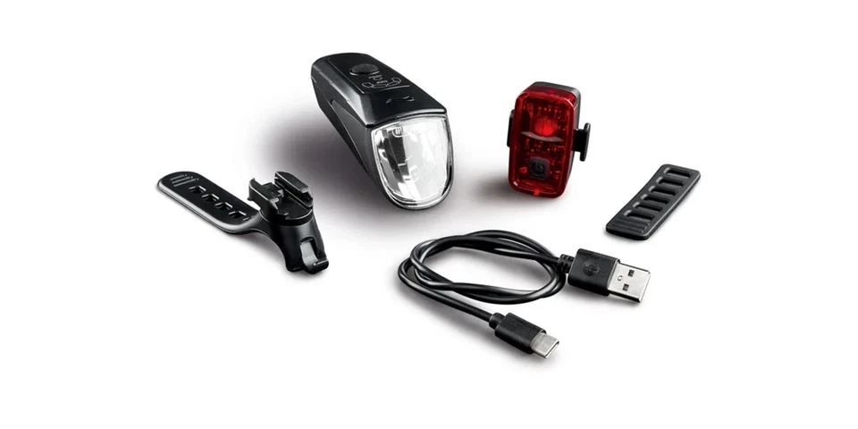 Crivit LED Fahrradleuchtenset Fahrradbeleuchtung Fahrradlicht Fahrradleuchte