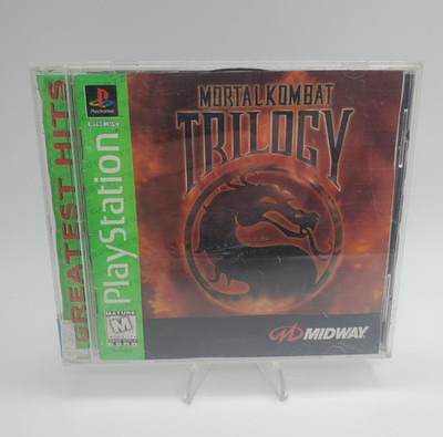 Mortal Kombat Trilogy Sony Playstation 1 PS1 Greatest Hits CIB Complete