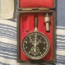 Vintage Jaeger Watch Co Us Air Force Wwii Disk Speed Tachometer 4050a Portable