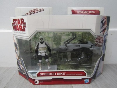 Star Wars Legacy Collection Speeder Bike mit Scout Trooper NEU
