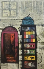 Oil on Canvas Painting Peruvian Artist Signed George Faran "The Best of Fosa"