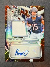 2024 Panini Spectra #APA-ROE Rome Odunze Aspiring Patch Autographs Hyper /60