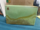 MCM FRANKOMA #67 ART POTTERY VASE CLAY UNUSUAL Green And Earth Tone Glaze