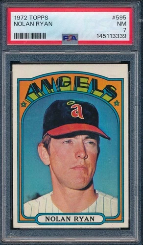 1972 Topps 595 Nolan Ryan PSA 7 NM