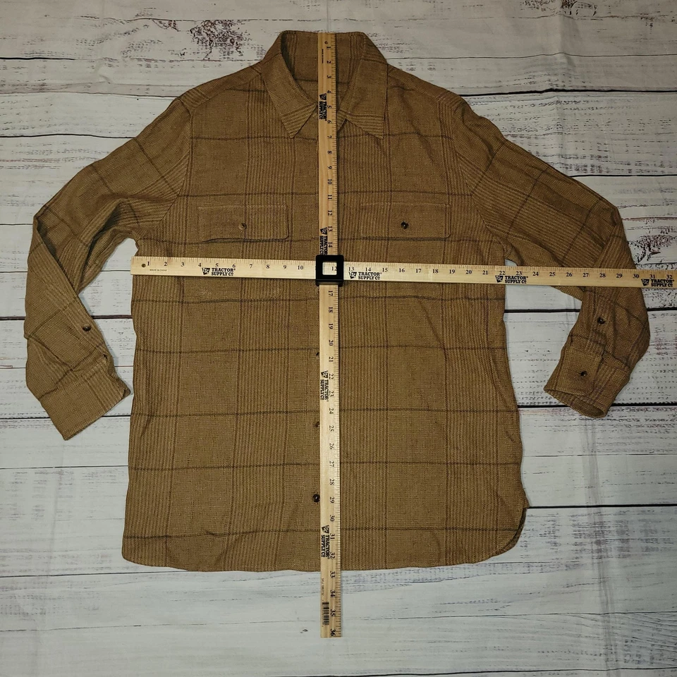 Ralph Lauren Purple Label Leonard Tweed Shirt Jacket Women Large Silk Linen Wool - Image 2 of 4